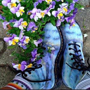 NWOT Dr. Martens Unisex 1460 Pascal Tie Dye Leather Boots